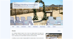 Desktop Screenshot of portugalweddingceremonies.com